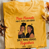 Personalized BWA True Friends Don't Judge T Shirt AG91 67O65 thumb 1