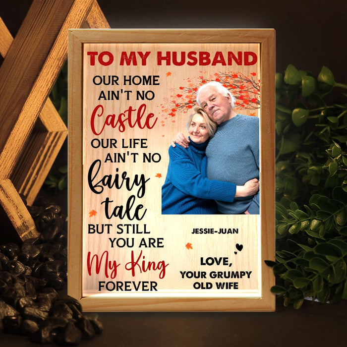 Personalized Couple Gift Ain't No Castle Picture Frame Light Box 31456 1