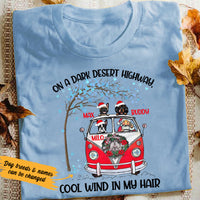 Personalized On Dark Desert Highway  Dog Christmas T Shirt OB271 30O36 thumb 1