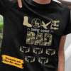 Personalized Love Being Dad Grandpa Hunting T Shirt AP201 30O53 1