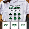 Personalized Lucky Grandma Nana Irish St Patrick's Day T Shirt JR221 81O53 1