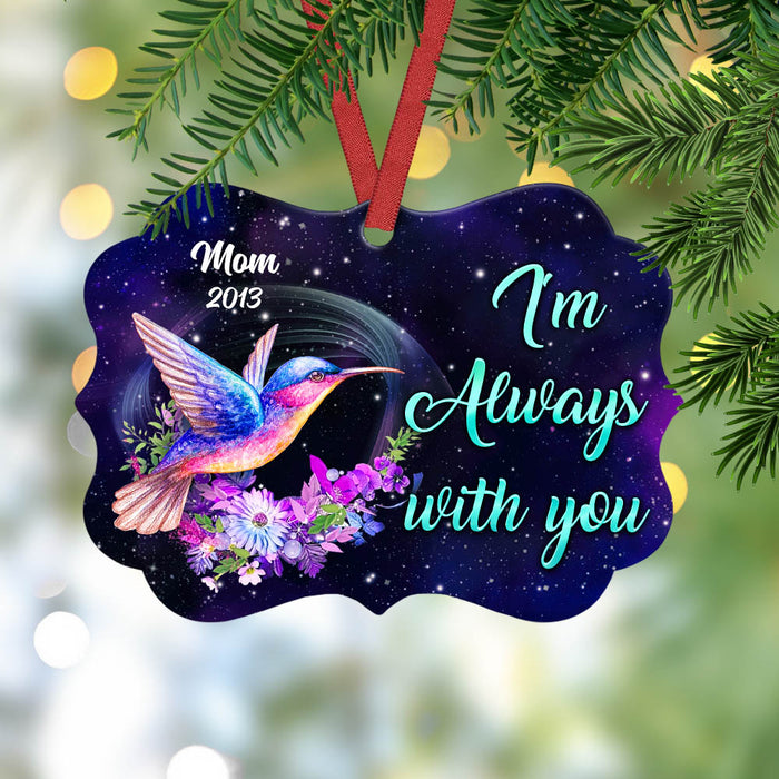 Personalized Hummingbird Memorial Mom Dad Benelux Ornament NB192 65O60 1