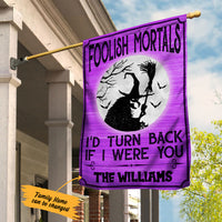 Personalized Witch Halloween Flag JL202 85O36 thumb 1