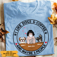 Personalized I Like Dog And Coffee T Shirt AP917 30O47 thumb 1