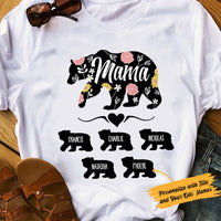 Personalized Mama Bear White T Shirt JN124 85O61 thumb 1