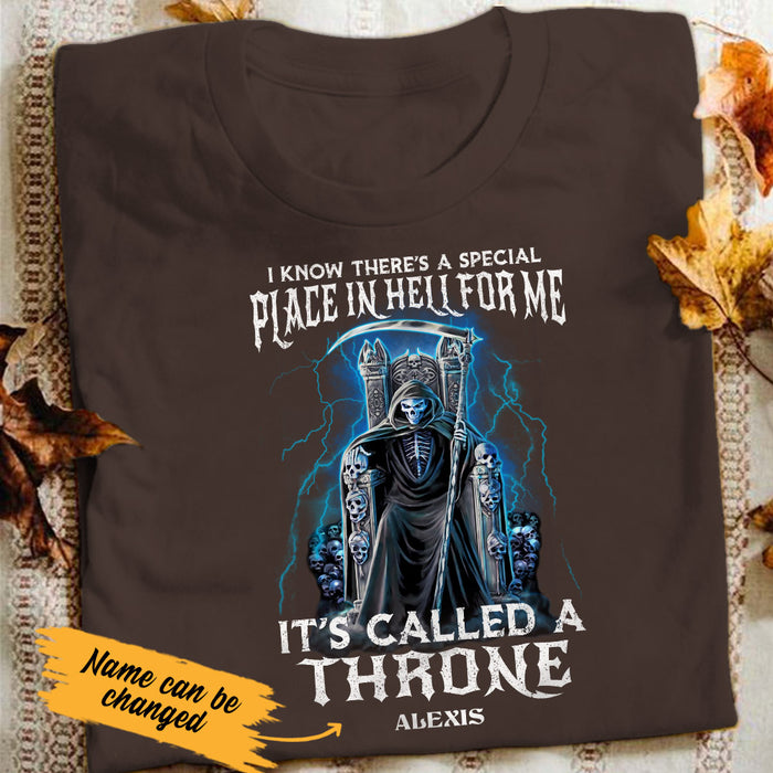 Personalized Skull Throne T Shirt JL306 85O53 1