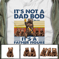 Personalized Bear Dad Bod Father Figure T Shirt AP225 65O60 thumb 1