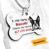 Personalized Cane Chiama Mia Mamma Italian Dog Call My Mom Bone Pet Tag AP132 67O58 1