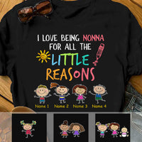 Personalized Love Being Grandma T Shirt JR263 30O34 thumb 1