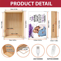 Personalized Couple Gift Our Home Ain't No Castle Picture Frame Light Box 31315 thumb 1
