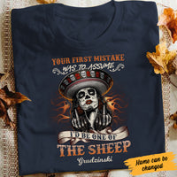 Personalized Skull Your First Mistake T Shirt JL302 95O34 thumb 1