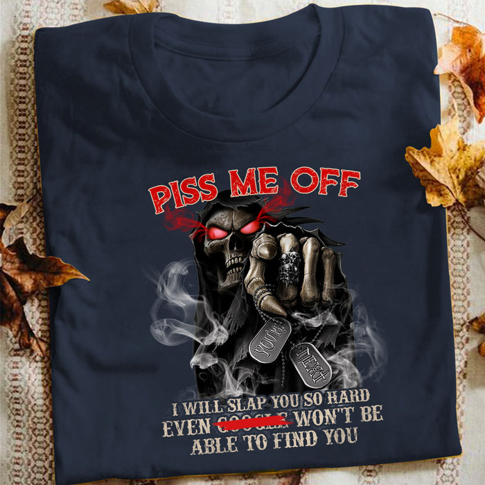 Skull Piss Me Off T Shirt JL234 95O53 1