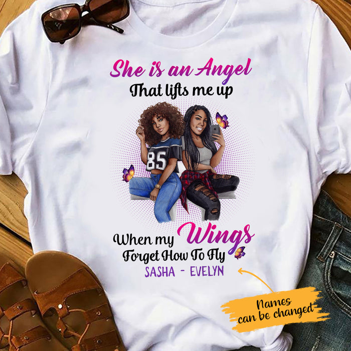 Personalized BWA Friends Angel T Shirt AG63 26O65 1