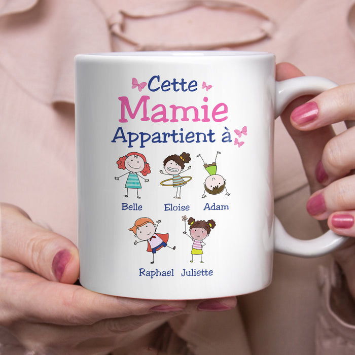 Personalized Mamie French Grandma Belongs Mug AP95 81O34 1