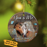 Personalized Horse Couple You And Me  Ornament SB144 73O34 thumb 1