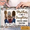 Personalized Gift For Mother And Daughter Forever Linked Together Cosmetic Bag 32200 1