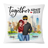 Personalized Couple Together Since Pillow DB173 30O53 thumb 1