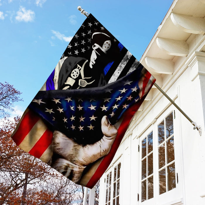 Police House Flag JL102 73O47 1