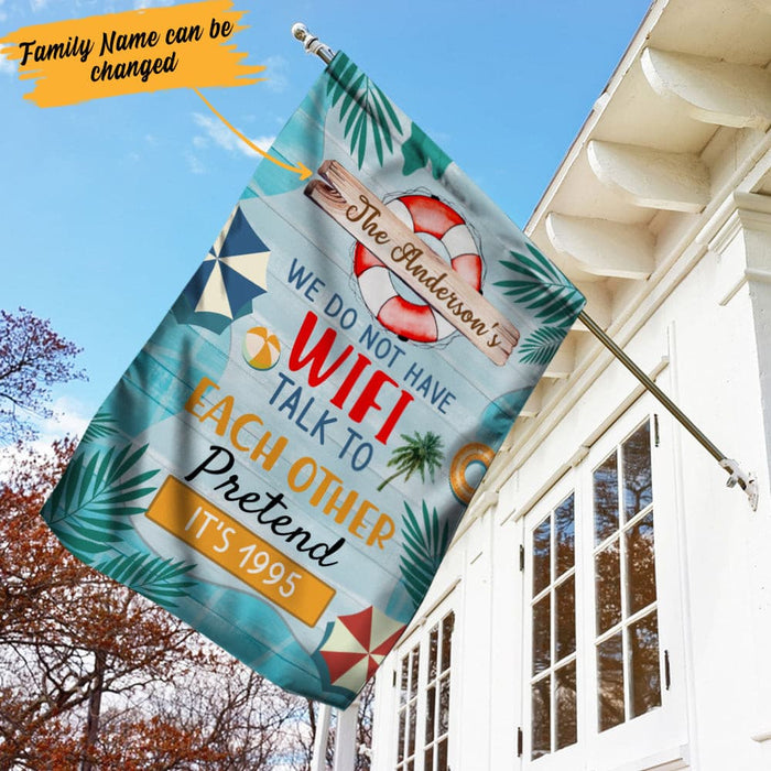 Personalized Pool Garden Flag JN223 87O34 1