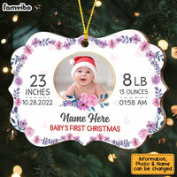 Personalized Baby First Christmas Benelux Ornament NB191 73O47 thumb 1