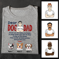 Personalized Dog Dad T Shirt JL54 30O53 thumb 1