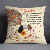 Personalized Grandma Mom Tree Pillow MR21 30O57 (Insert Included) thumb 1