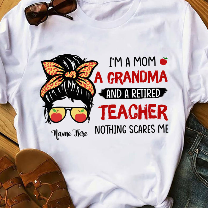 Personalized Teacher Grandma T Shirt JN111 26O58 1