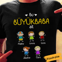 Personalized Grandma Grandpa Belongs Turkish Büyük anne büyükbaba T Shirt AP87 81O34 thumb 1