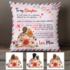 Personalized Mom Letter To Daughter Pillow FB21 65O53 (Insert Included) 1