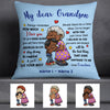 Personalized Grandma Grandson Love Pillow MR41 67O57 1