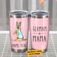 Personalized Dog I Love Mom Steel Tumbler  DB152 81O36 thumb 1