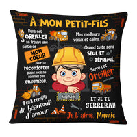 Personalized Gift For Grandson French Hug This Pillow 30735 thumb 1