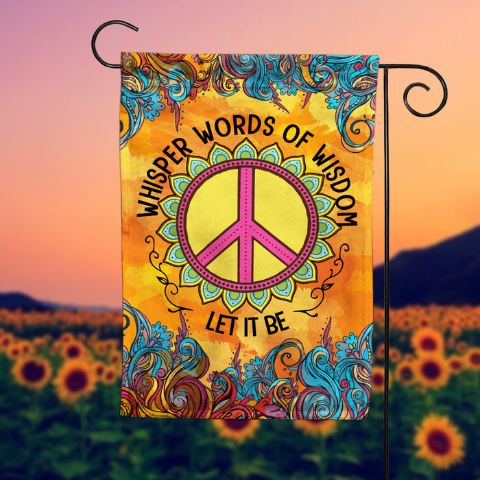 Hippie Wisdom Words Flag JL73 81O34 1
