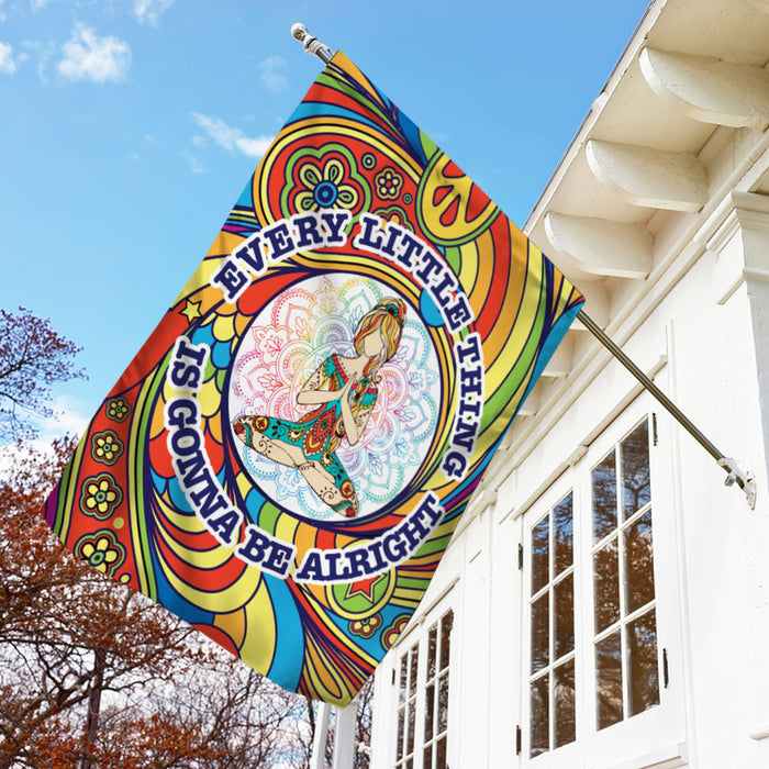 Hippie House Flag JL82 73O58 1