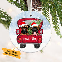 Personalized Boxer Dog Christmas Ornament SB301 81O34 thumb 1