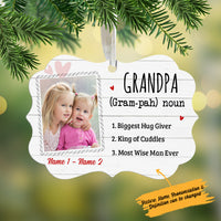 Personalized Grandpa & Grandma Definition Benelux Ornament NB241 95O34 thumb 1