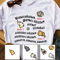 Personalized Weiches Kätzchen German Soft Kitty Warm Kitty Cat T Shirt AP147 67O57 thumb 1