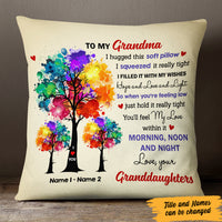 Personalized Mom Grandma Tree Love Pillow MR43 67O47 (Insert Included) thumb 1