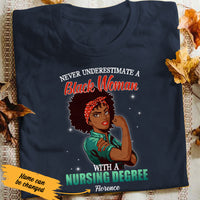 Personalized BWA Nurse Proud T Shirt JL251 27O47 thumb 1