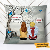 Personalized Memorial Grandpa Grandma Pillow AP271 87O47 (Insert Included) thumb 1