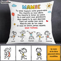 Personalized Gift For Grandma French Mamie Doodle Pillow 30169 thumb 1