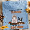 Personalized Teacher Dog Mom T Shirt JN42 26O58 1