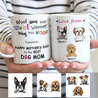 Personalized Dog Mom Dad Happy Day Mug FB231 95O53 thumb 1