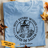 Personalized Mermaid Witch Halloween Not In Salem T Shirt AG261 67O53 thumb 1