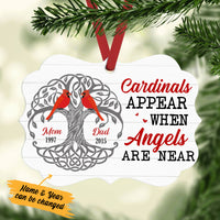 Personalized Angels Are Near Memorial Benelux Ornament SB234 30O34 thumb 1