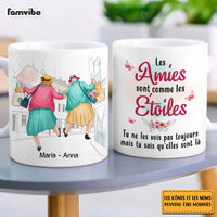 Personalized French Les Amies Sont Comme Les Étoiles Mug 30827 thumb 1