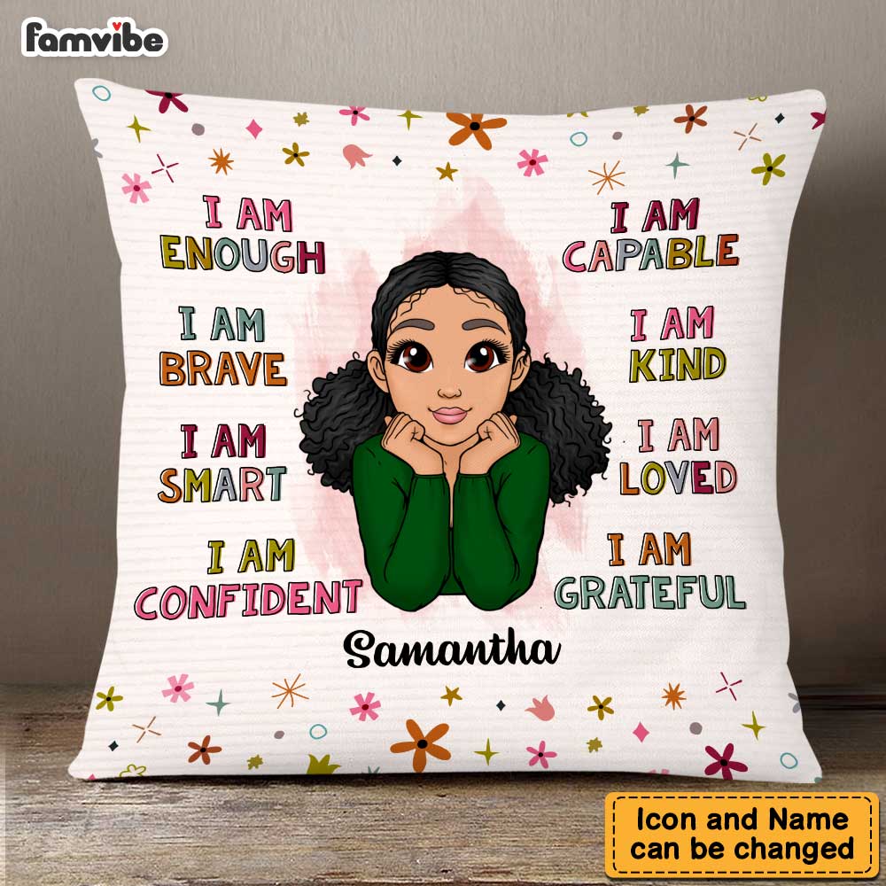 Personalized Gift For Granddaughter I Am Kind Pillow 22870 Primary Mockup