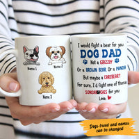 Personalized Dog Dad Mug MY171 26O47 thumb 1