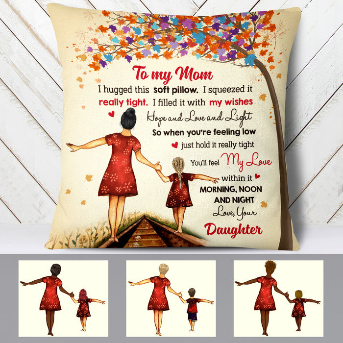 Personalized Mom Son Daughter Pillow MR22 95O47 (Insert Included) 1