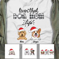 Personalized Living That Dog Mom T Shirt NB24 99O60 thumb 1